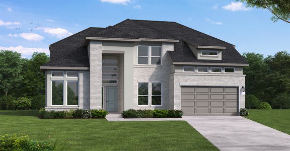 New construction Single-Family house Richwood (3167-HM-50), 2611 Oakland Park Lane, Conroe, TX 77385 - photo