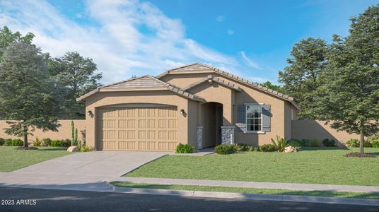 New construction Single-Family house 36410 W Maddaloni Avenue, Maricopa, AZ 85138 Coronado- photo 0