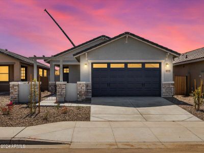 New construction Single-Family house 40145 W Wade Drive, Maricopa, AZ 85138 Juniper- photo 0