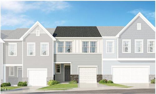 New construction Townhouse house 334 Deercroft Drive, Apex, NC 27539 - photo 0 0