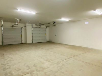 Garage interior - 4 car garage
