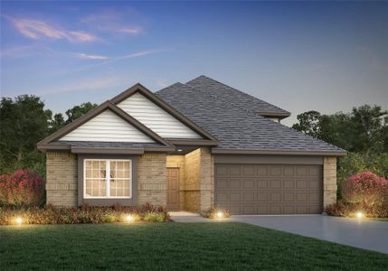 New construction Single-Family house 3049 Waxwing Drive, Brookshire, TX 77423 - photo 0