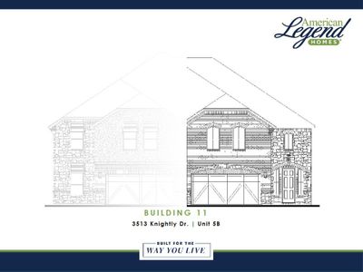 New construction Duplex house 3513 Knightly Drive, Lewisville, TX 75056 Building 11 Unit 2- photo 0