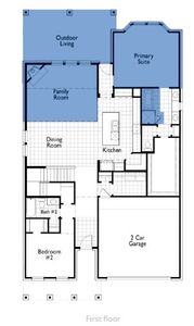 New construction Single-Family house 1608 Crescent Star Drive, Aubrey, TX 76227 Redford Plan- photo