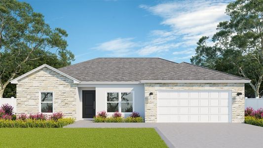 New construction Single-Family house 11046 Golden Warbler Road, Brooksville, FL 34613 - photo 0