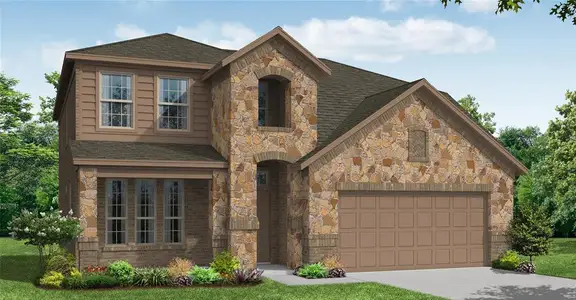 New construction Single-Family house 1400 Coventry Drive, Aubrey, TX 76227 Raleigh- photo 0