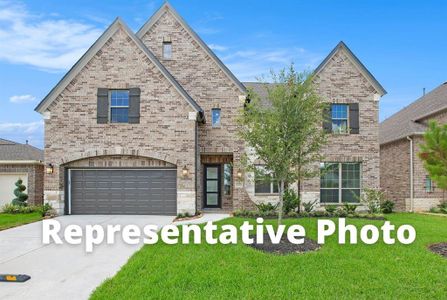 New construction Single-Family house 4419 Falcon Lake Drive, Manvel, TX 77578 Carter VI- photo 0