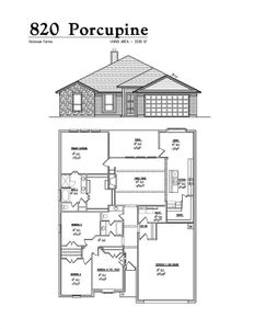 New construction Single-Family house 820 Porcupine, Springtown, TX 76082 - photo 0