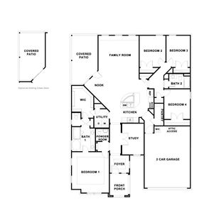 New construction Single-Family house 105 Shadow Oak Cv, Georgetown, TX 78628 The Hawthorne II- photo 3 3