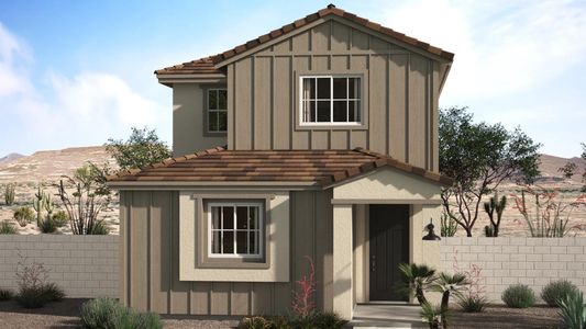 Farmhouse Elevation | Quattro | Solvida at Estrella | New Homes in Goodyear, AZ | Landsea Homes
