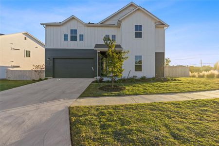 New construction Single-Family house 120 Brooks Ranch Dr, Kyle, TX 78640 Orchid- photo 0 0