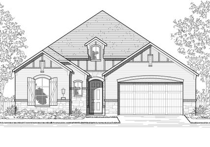 New construction Single-Family house Brentwood Plan, 317 Rainwater Creek, Boerne, TX 78006 - photo
