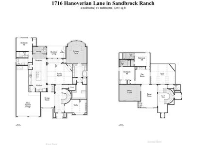 New construction Single-Family house 1716 Hanoverian Lane, Aubrey, TX 76227 297 Plan- photo 27 27
