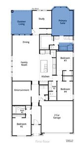 New construction Single-Family house 5050 Woodland Ranch Drive, Manvel, TX 77578 Kingston Plan- photo 1 1