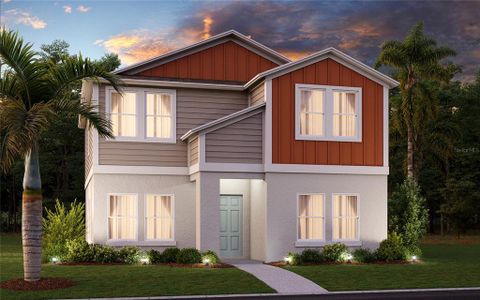 New construction Single-Family house 1520 Hummingbird Road, Winter Haven, FL 33884 Cascada- photo 0