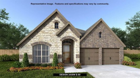 New construction Single-Family house 2438W, 200 Barton Oak Trail, Georgetown, TX 78628 - photo