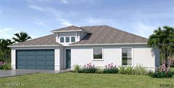 New construction Single-Family house 19 Ethel Lane, Palm Coast, FL 32164 - photo 0