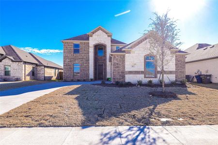 New construction Single-Family house 163 Bowling Green Avenue, Red Oak, TX 75154 The Barberry- photo 0
