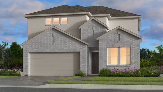 New construction Single-Family house 21842 Kintai Ridge Drive, Cypress, TX 77433 Lunaria- photo 0