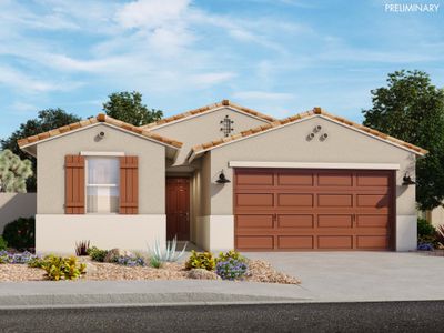 New construction Single-Family house 16011 W Hackamore Drive, Surprise, AZ 85387 Sierra- photo 0 0
