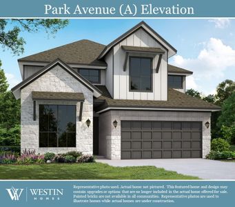 New construction Single-Family house The Park Avenue, 31526 Bramble Hollow Court, Fulshear, TX 77441 - photo