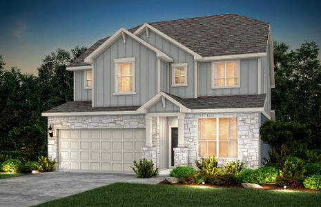 New construction Single-Family house Saddlebrook, 421 Windward View, Leander, TX 78641 - photo