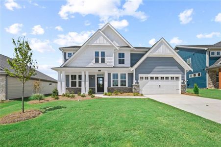 New construction Single-Family house 608 Crystal Lake Parkway, Hoschton, GA 30548 Grandin- photo 0