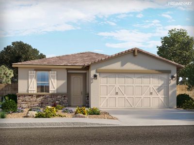 New construction Single-Family house 19040 N Silver Dog Way, Maricopa, AZ 85138 Mason- photo 1 1