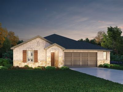 New construction Single-Family house 162 El Cosmico Drive, Kyle, TX 78640 The Greenville- photo 0