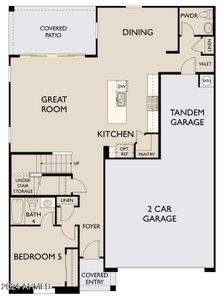 Daisy - R Garage w Center Sliding Door -