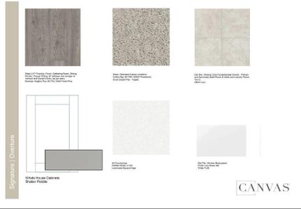 Design Selections. Home is under construction, design selections are subject to change.