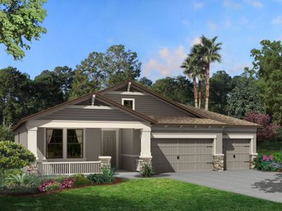 New construction Single-Family house 2416 Clary Sage Drive, Spring Hill, FL 34609 Corina  III- photo 0