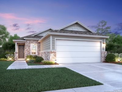 New construction Single-Family house 5935 Willow Point Boulevard, San Antonio, TX 78219 Primrose- photo 0