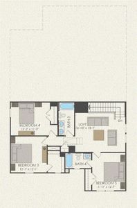 Pulte Homes, Albany floor plan