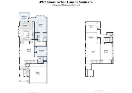 New construction Single-Family house 4923 Shore Arbor Lane, Katy, TX 77493 Everleigh Plan- photo 34 34