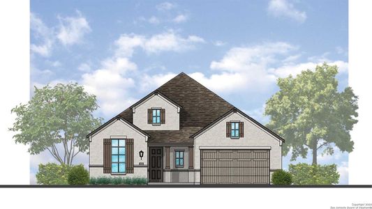 New construction Single-Family house 305 Rainwater Creek, Boerne, TX 78006 Oxford Plan- photo 0