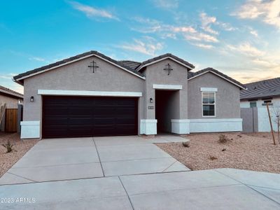 New construction Single-Family house 38185 W Amalfi Avenue, Maricopa, AZ 85138 Kingston- photo 0