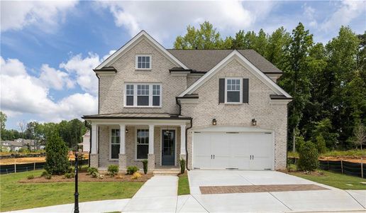 New construction Single-Family house 1245 Cauley Creek Overlook, Johns Creek, GA 30097 The Calhoun- photo 0