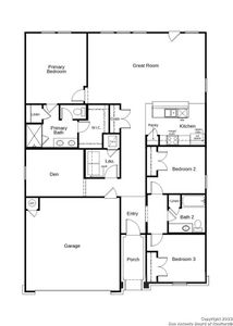 New construction Single-Family house 319 Saddle Leaf, Cibolo, TX 78108 1675- photo 1 1