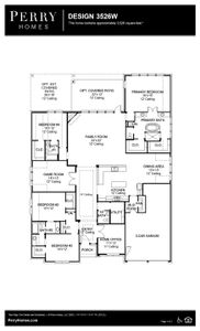 Floor Plan for 3526W