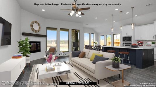 New construction Single-Family house 5723 Tug Point, New Braunfels, TX 78130 Design 2737W- photo 2 2