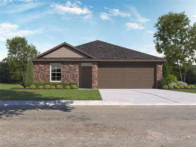 New construction Single-Family house 31046 Rockstock Road, Fulshear, TX 77441 The Harris- photo 0