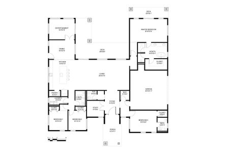 New construction Single-Family house 3816 Conservation Court, Denton, TX 76210 Floor Plan 1- photo 1 1