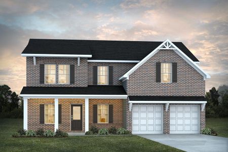 New construction Single-Family house 1628 Fuma Leaf Way, Mcdonough, GA 30253 The Harding- photo 0