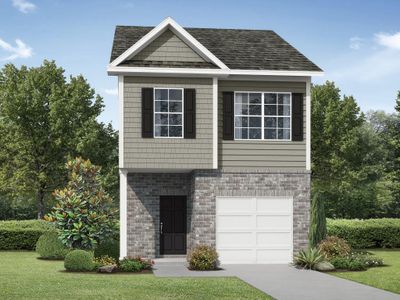 New construction Townhouse house 2804 Lillian Lane, Douglasville, GA 30135 Stephen Elliott Homes  The Savannah- photo 0