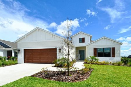 New construction Single-Family house 14344 Skipping Stone Loop, Parrish, FL 34219 Harvest 3- photo 0