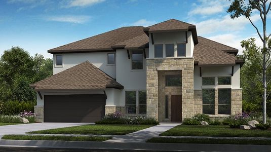 New construction Single-Family house Sapphire, 113 Villoria Cove, Liberty Hill, TX 78642 - photo
