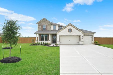 New construction Single-Family house 11035 Water Tower Drive, Needville, TX 77461 Sequoia- photo 0