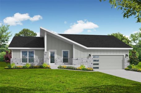 New construction Single-Family house 21200 Norris Cove, Leander, TX 78645 Magnolia- photo