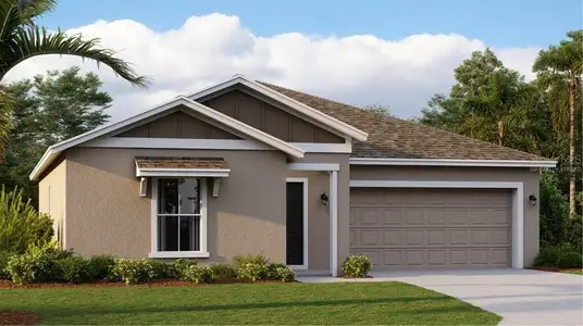 New construction Single-Family house 1180 Deepwater Circle, Eagle Lake, FL 33839 Dover - photo 0